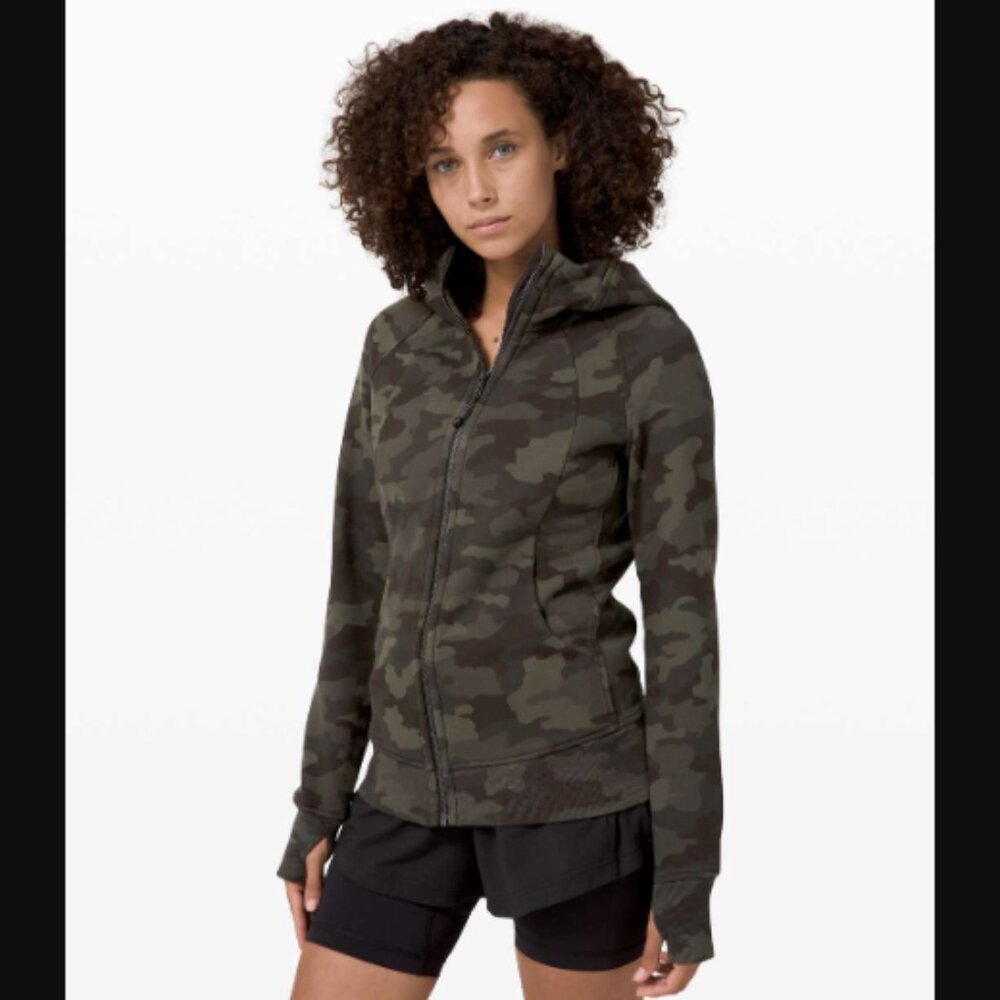 lululemon athletica Olive Camouflage Hoodie